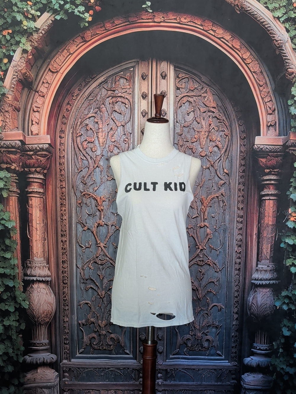 Local Boogeyman(?) Distressed Sleeveless Tee